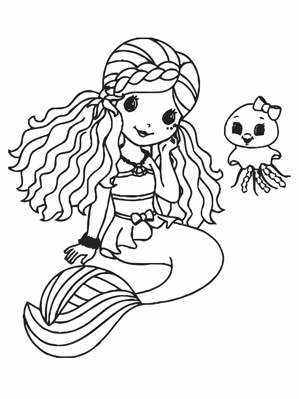 Desenho para colorir Iara