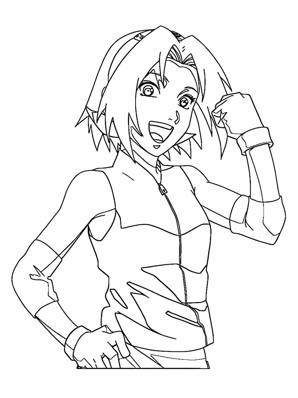 Desenhos De Sakura Haruno Para Colorir