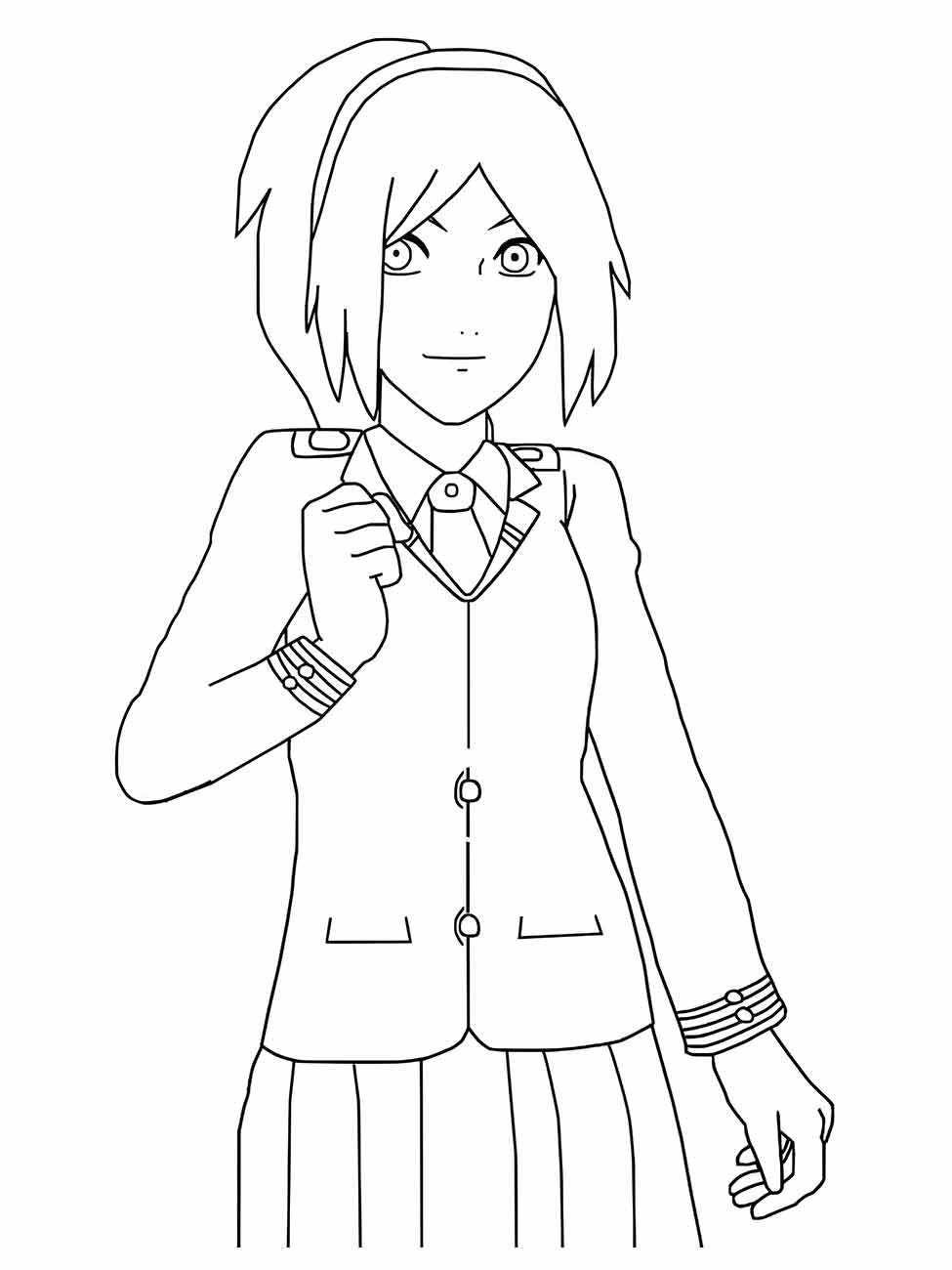 Desenho da sakura haruno