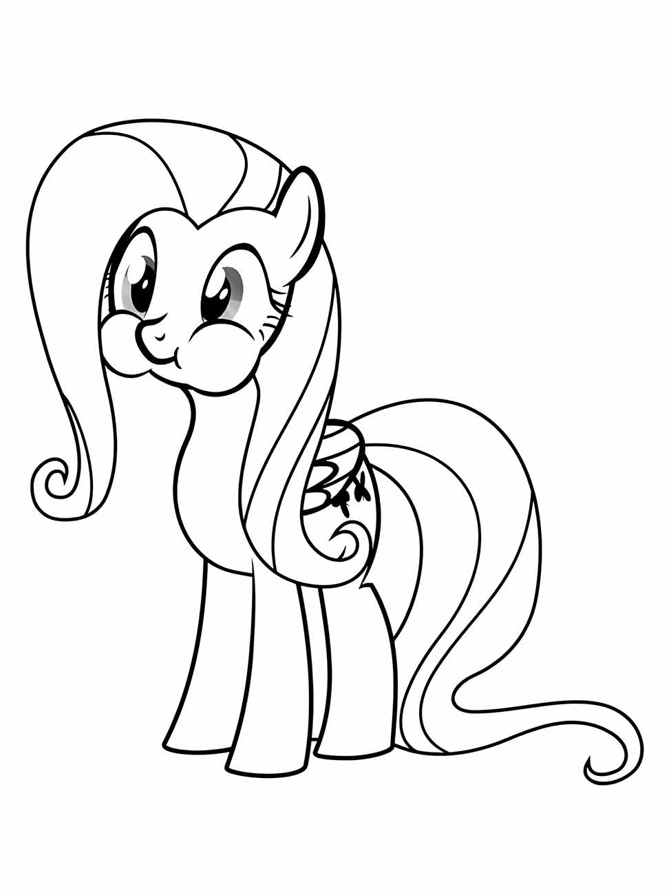 My Little Pony Fluttershy para colorir