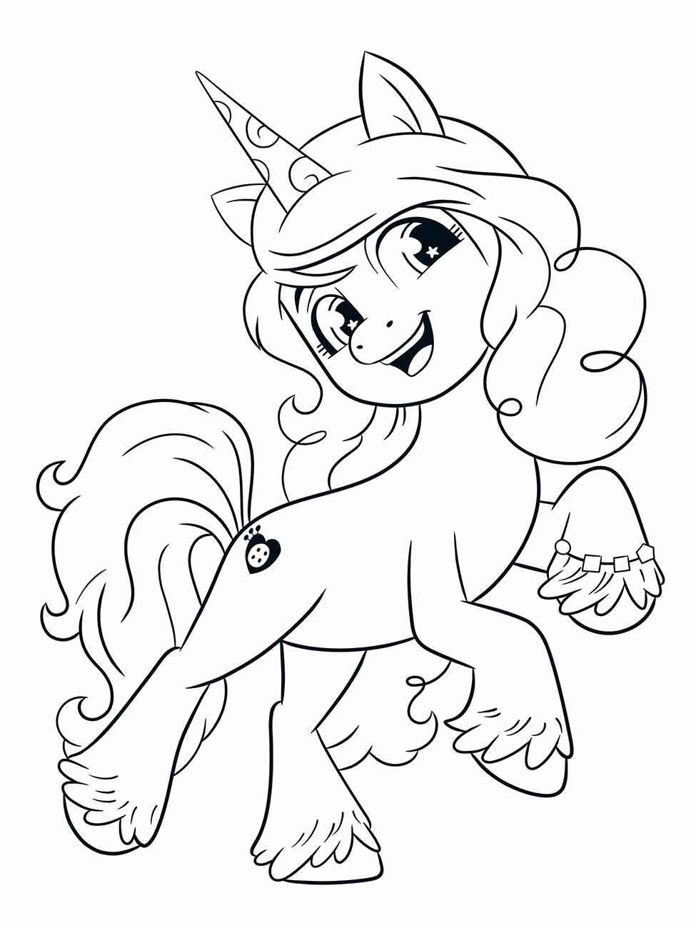 desenho para colorir my little pony