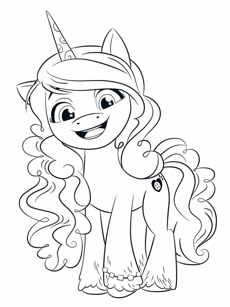 70 desenhos de My Little Pony para colorir