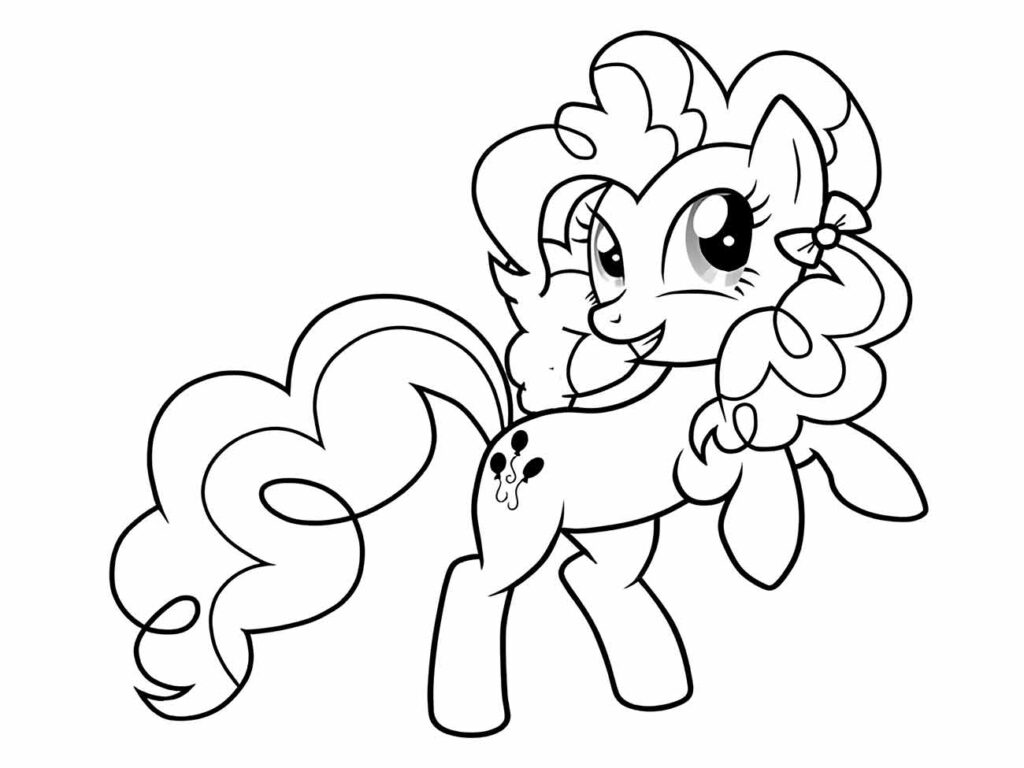 Desenho my little pony Pinkie Pie para colorir