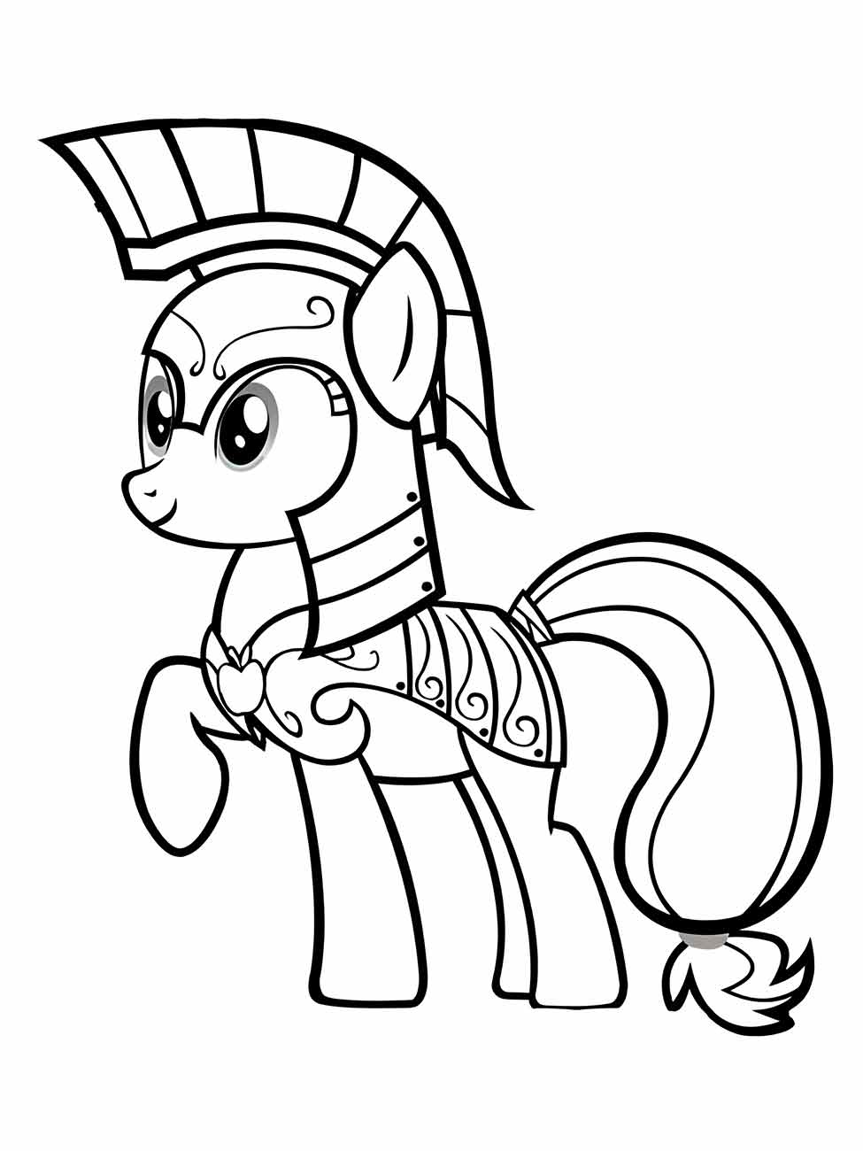 Desenho My Little Pony Applejack para colorir