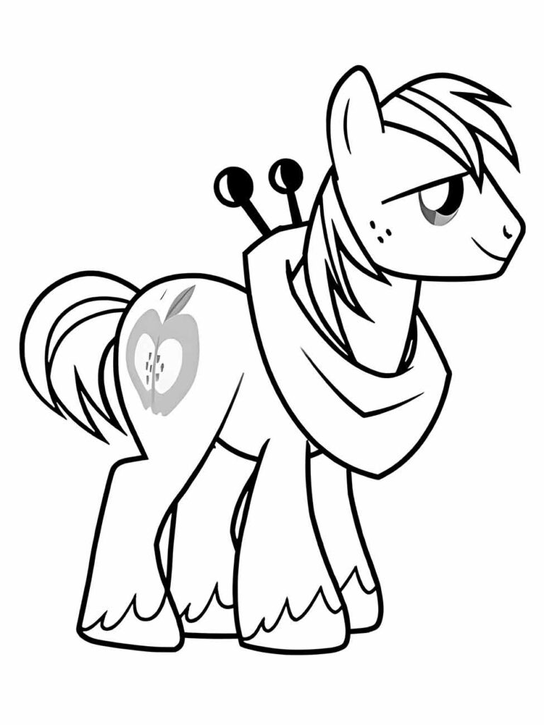 Desenho my little pony Big McIntosh para colorir