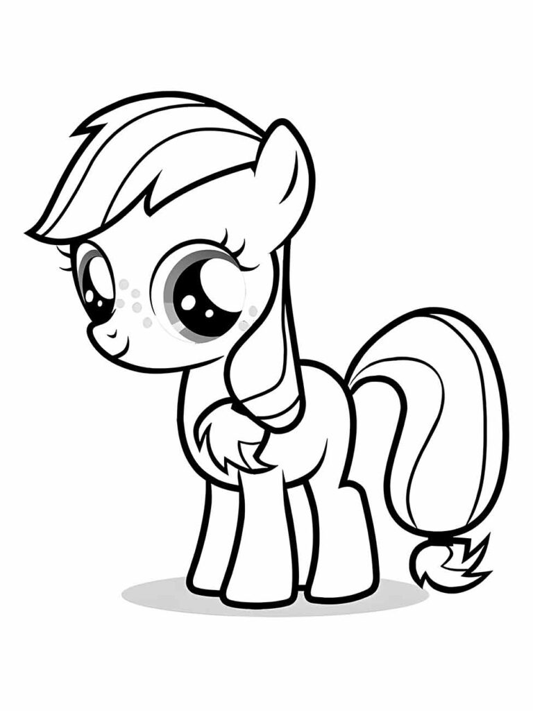 Desenho My Little Pony Applejack para colorir