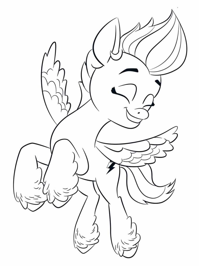 my little pony desenho para colorir