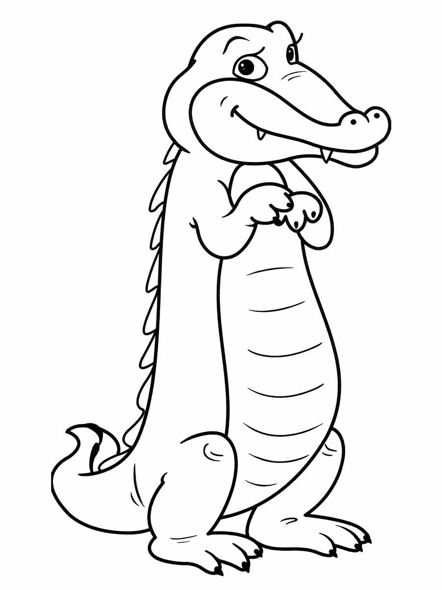 Alligator Coloring Page