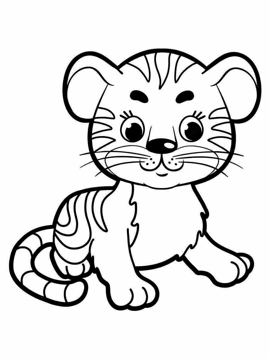 baby animal kids coloring drawing 1