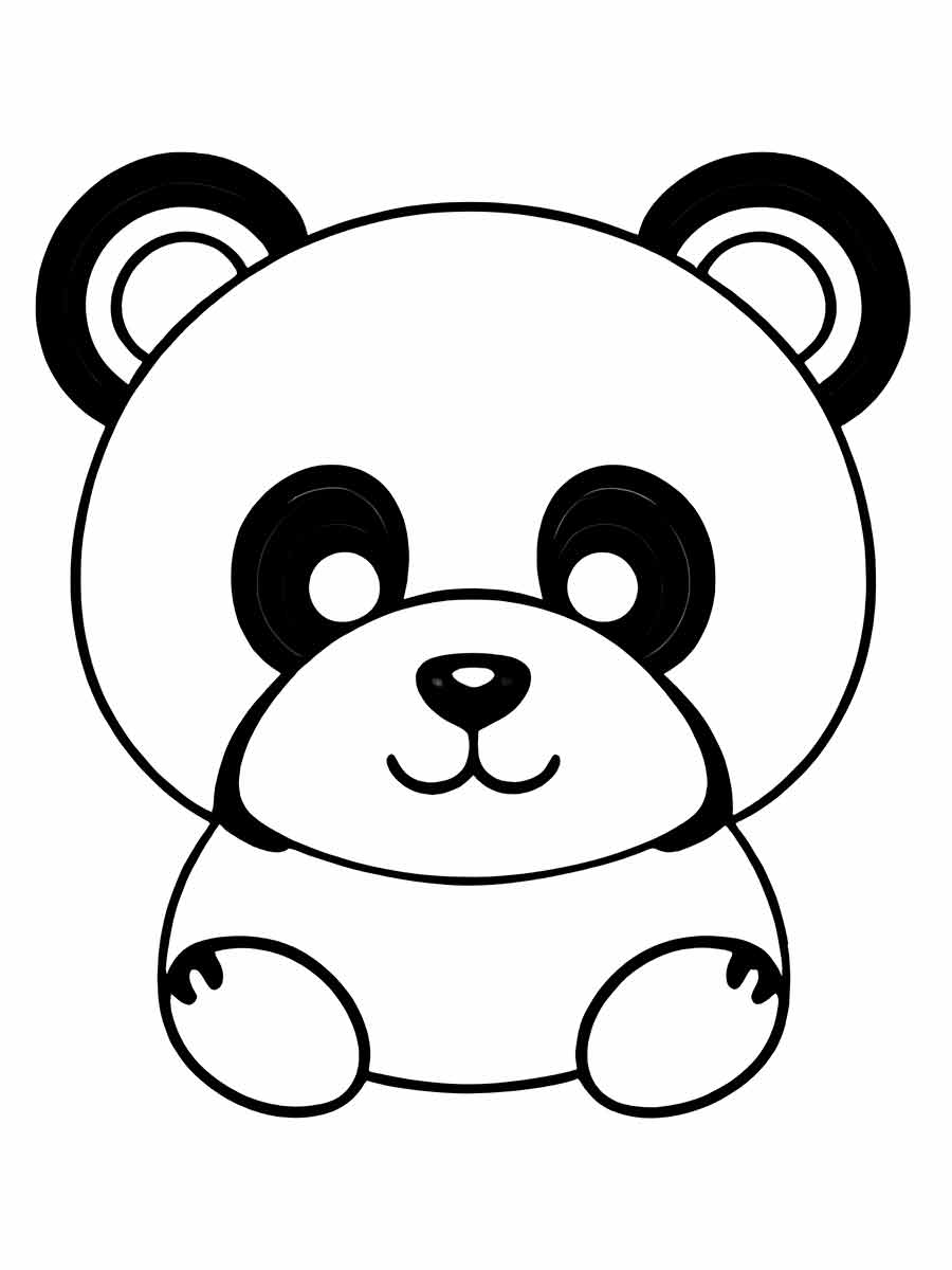 Kawaii Baby Panda Drawing