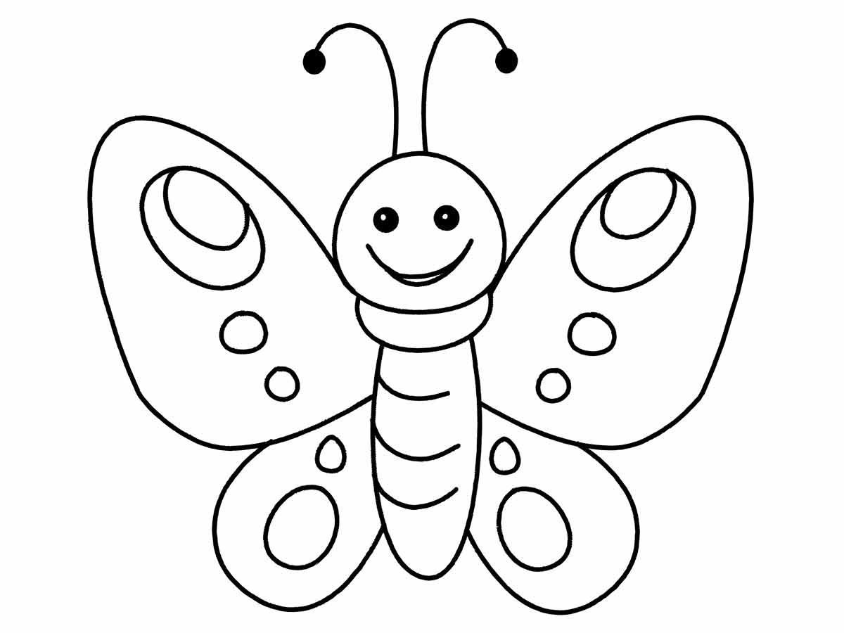 Butterfly Coloring Page