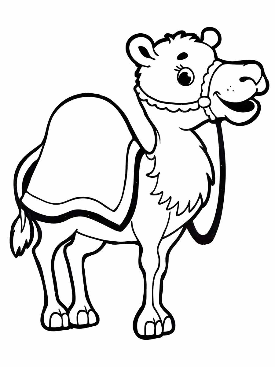 Camel Coloring Page