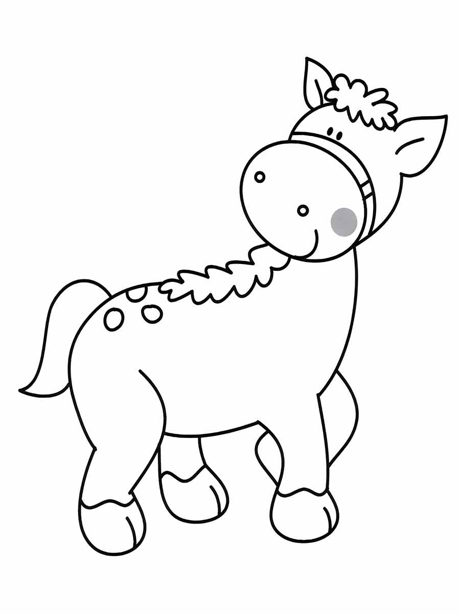 Cow Coloring Page for Kids