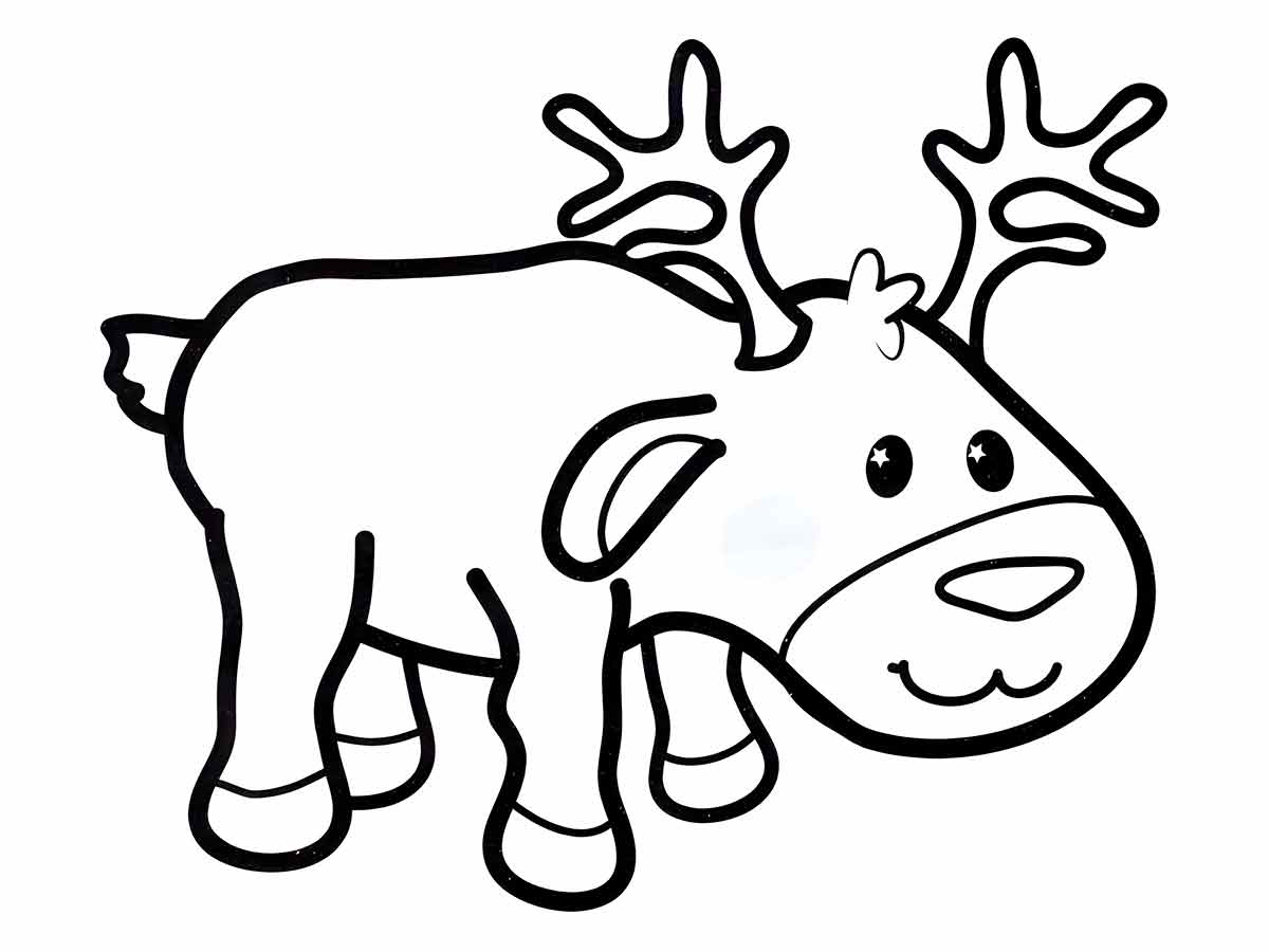 Deer Coloring Page