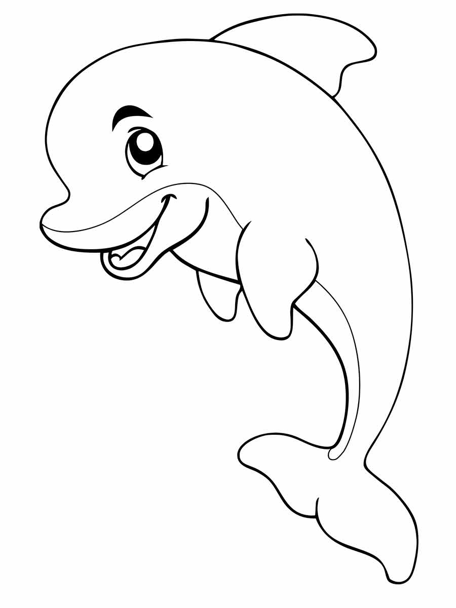 Dolphin Coloring Page