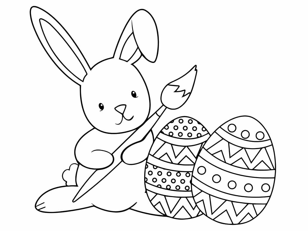 Easter Coloring Page