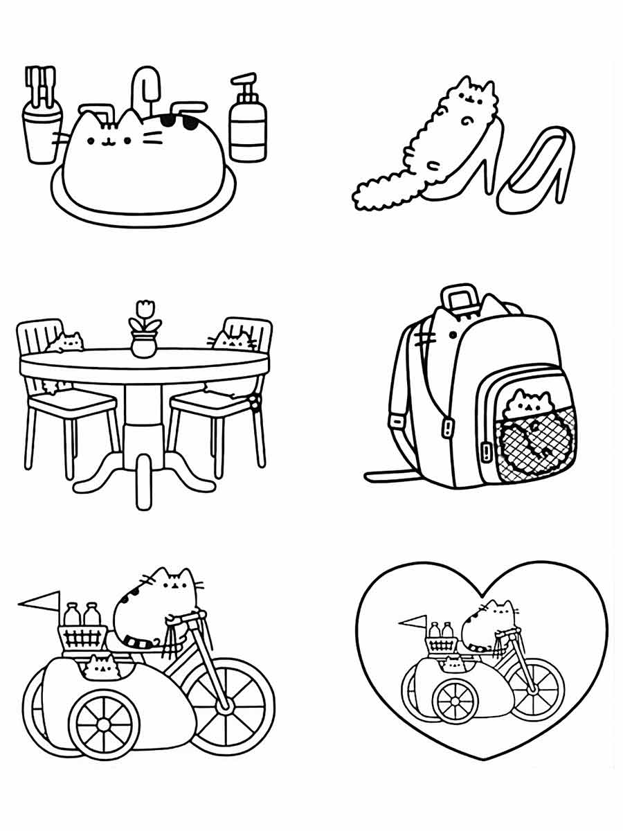 Fun Kawaii Themed Coloring Page