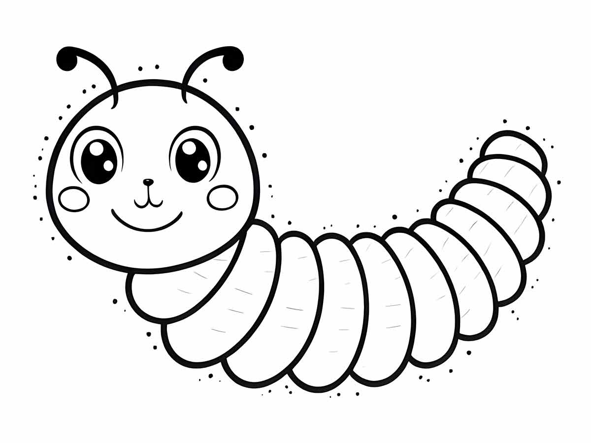 Kawaii worm