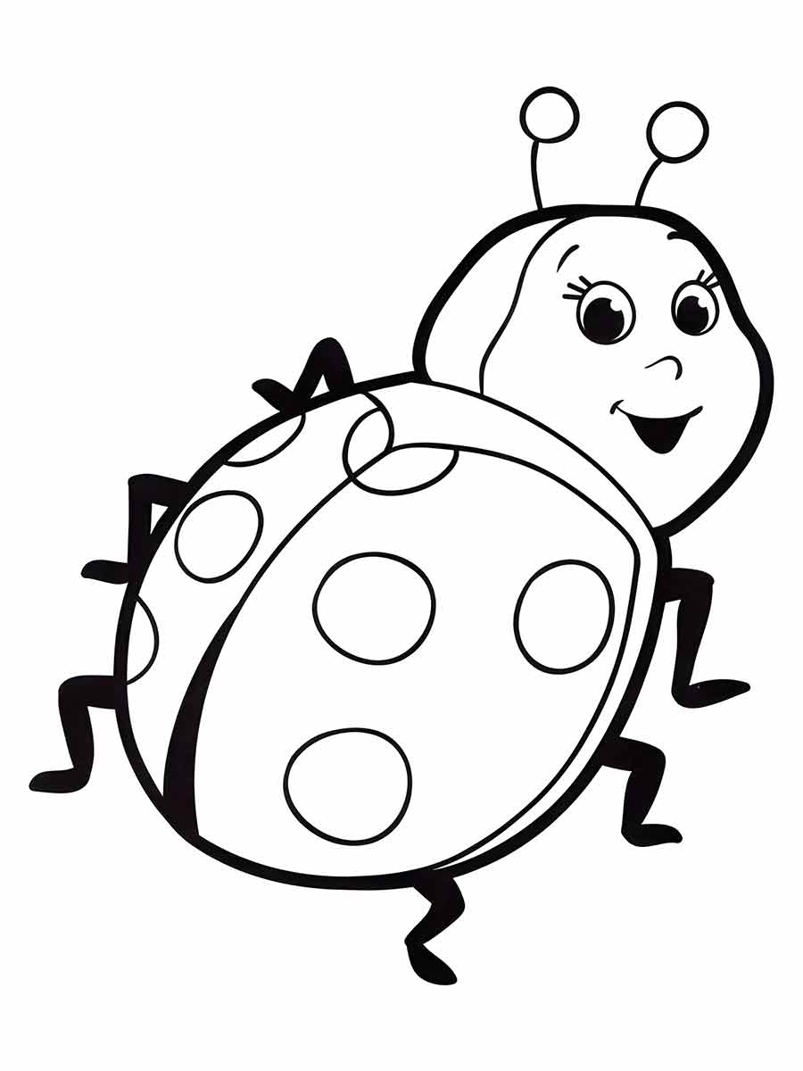 Ladybug Coloring Page