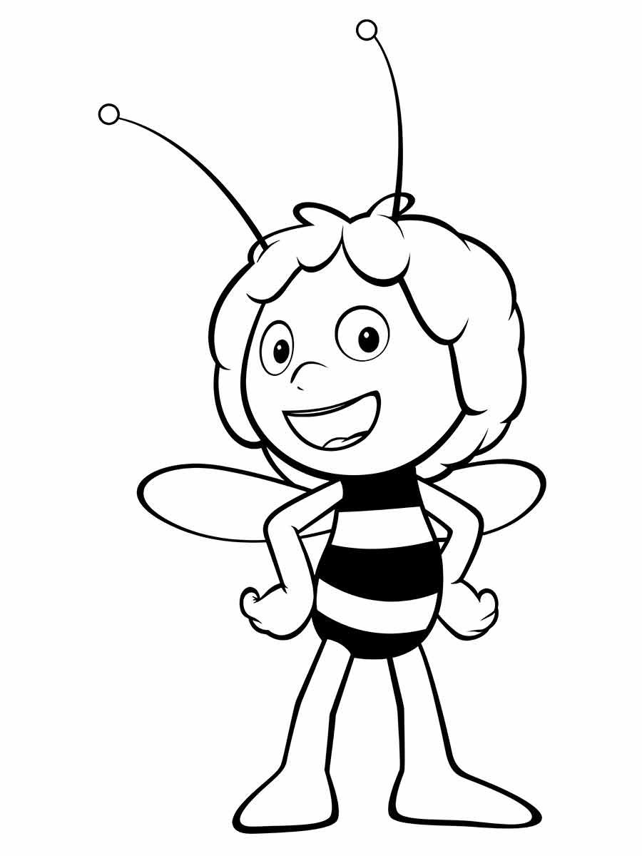 Maya the Bee coloring page