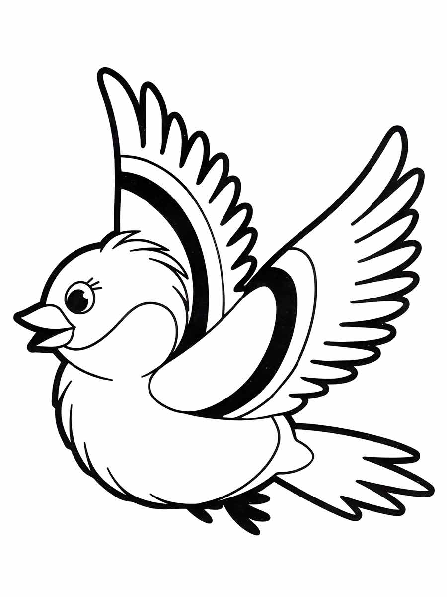 Bird Coloring Page