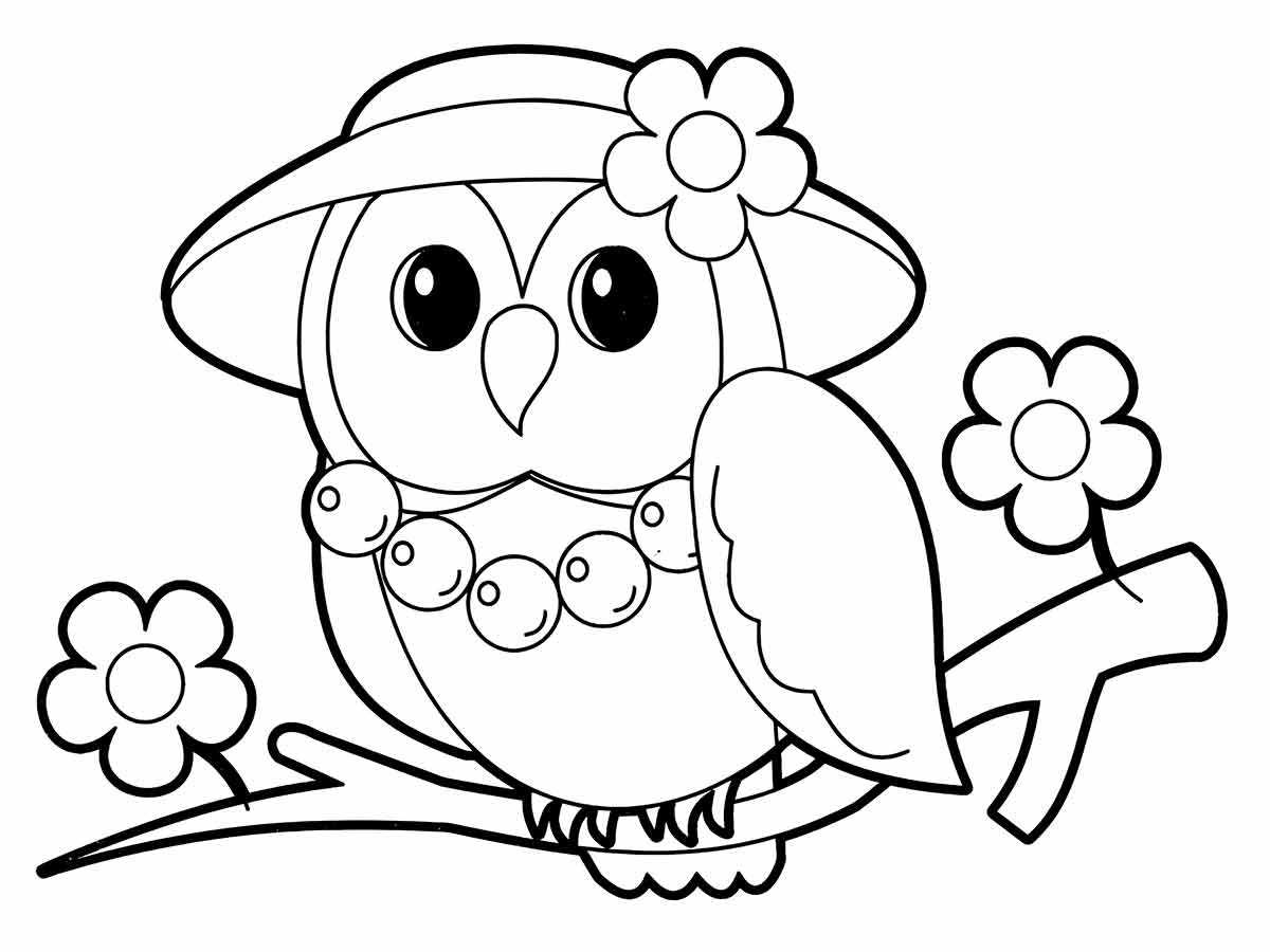 Owl Coloring Page