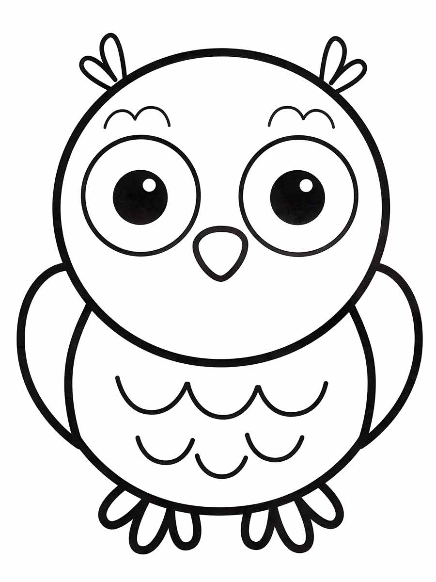 Owl Coloring Page