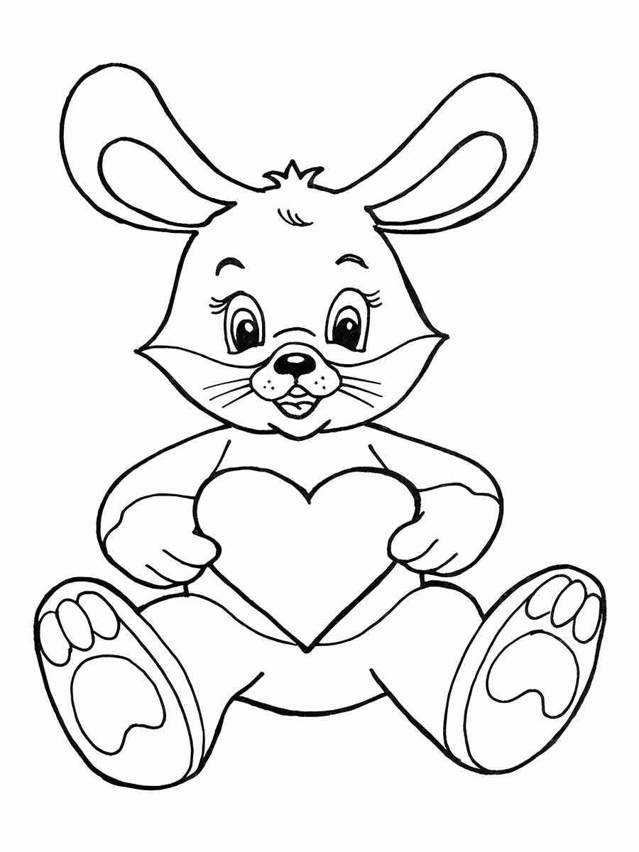 Rabbit Coloring Page