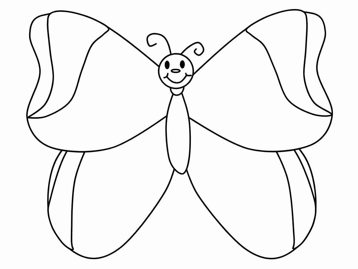 Simple butterfly coloring