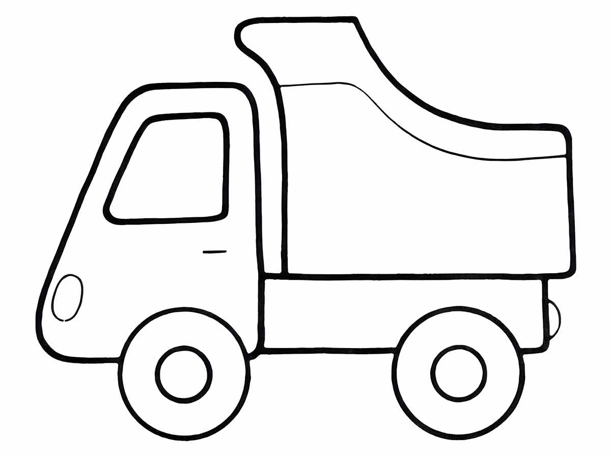 Truck Coloring Page