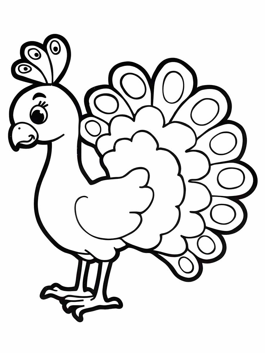 Turkey Coloring Page