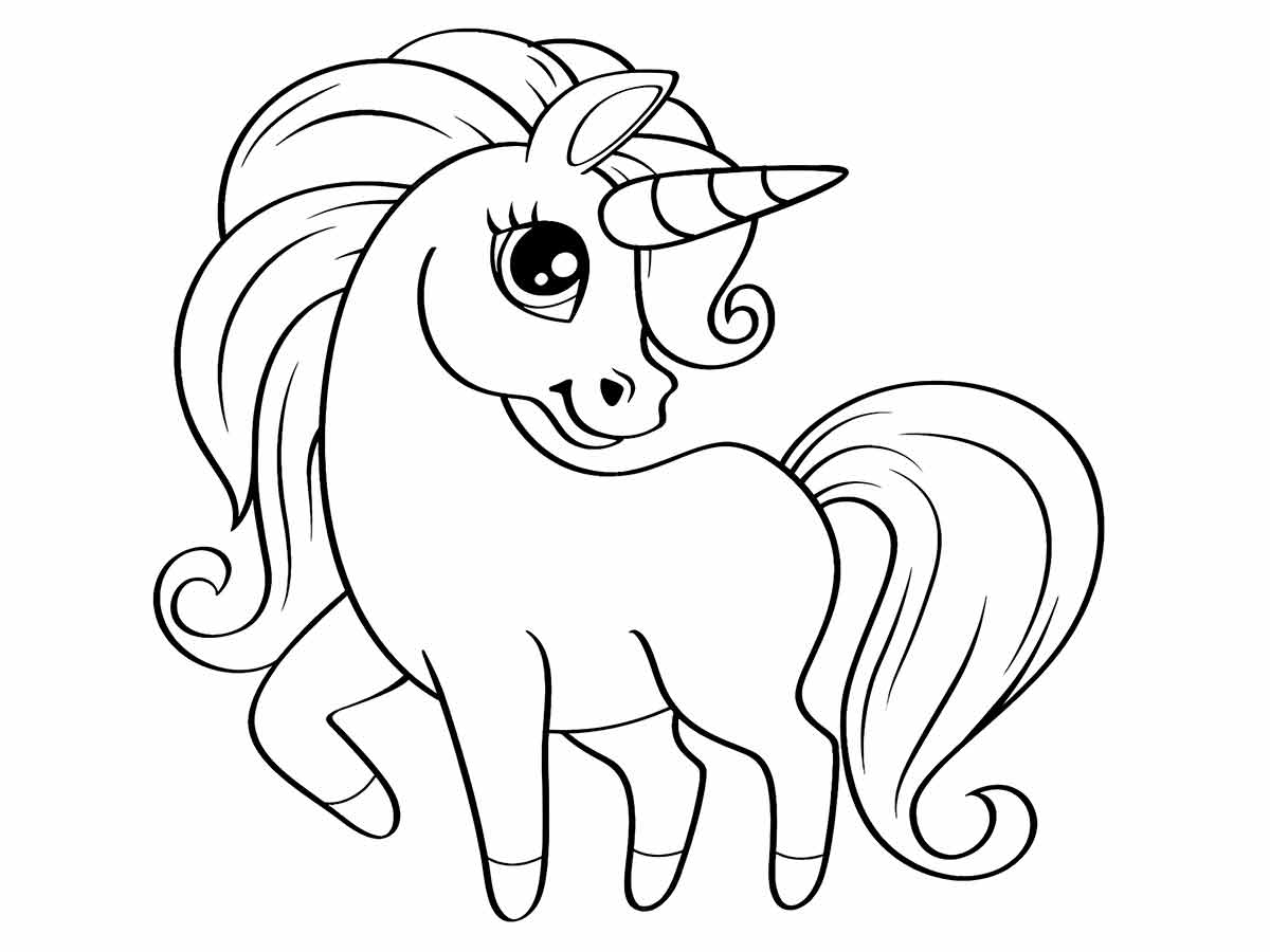 Cute Unicorn Drawing