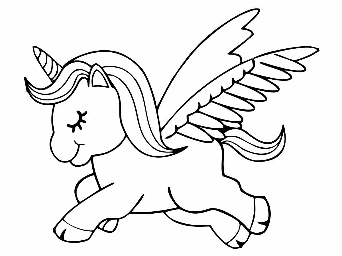 Small Unicorn Drawing