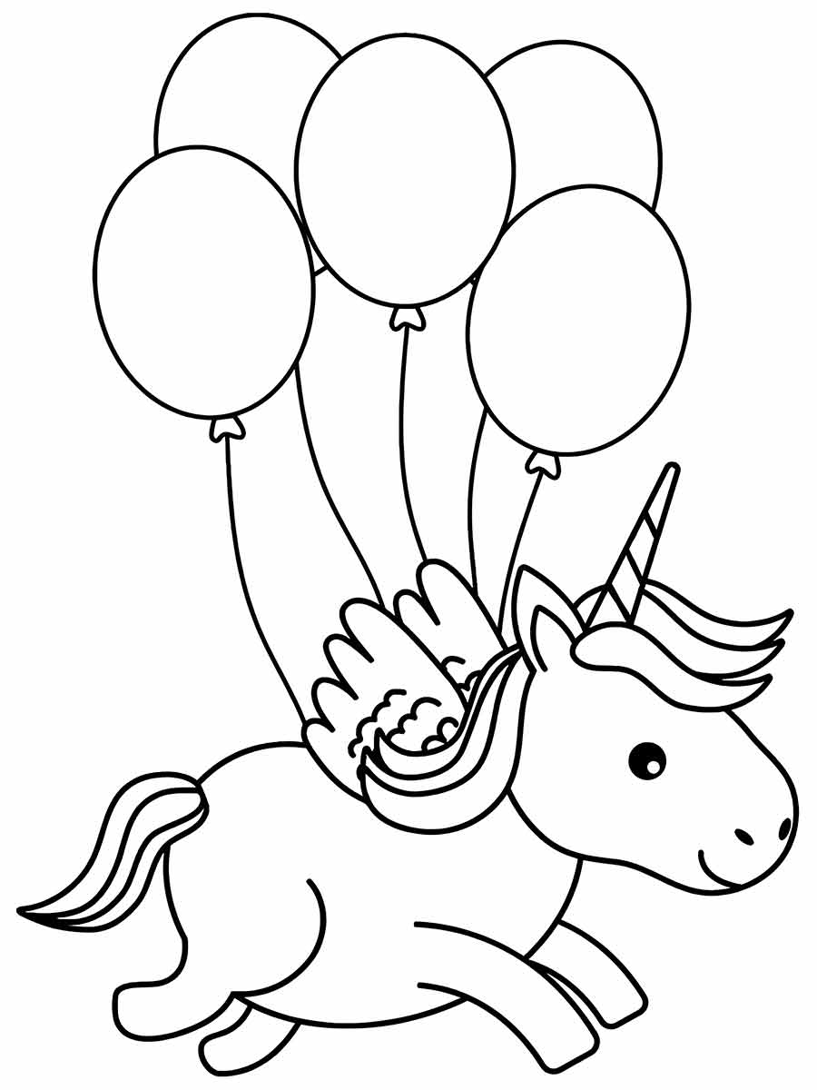 Unicorn Coloring Page 46