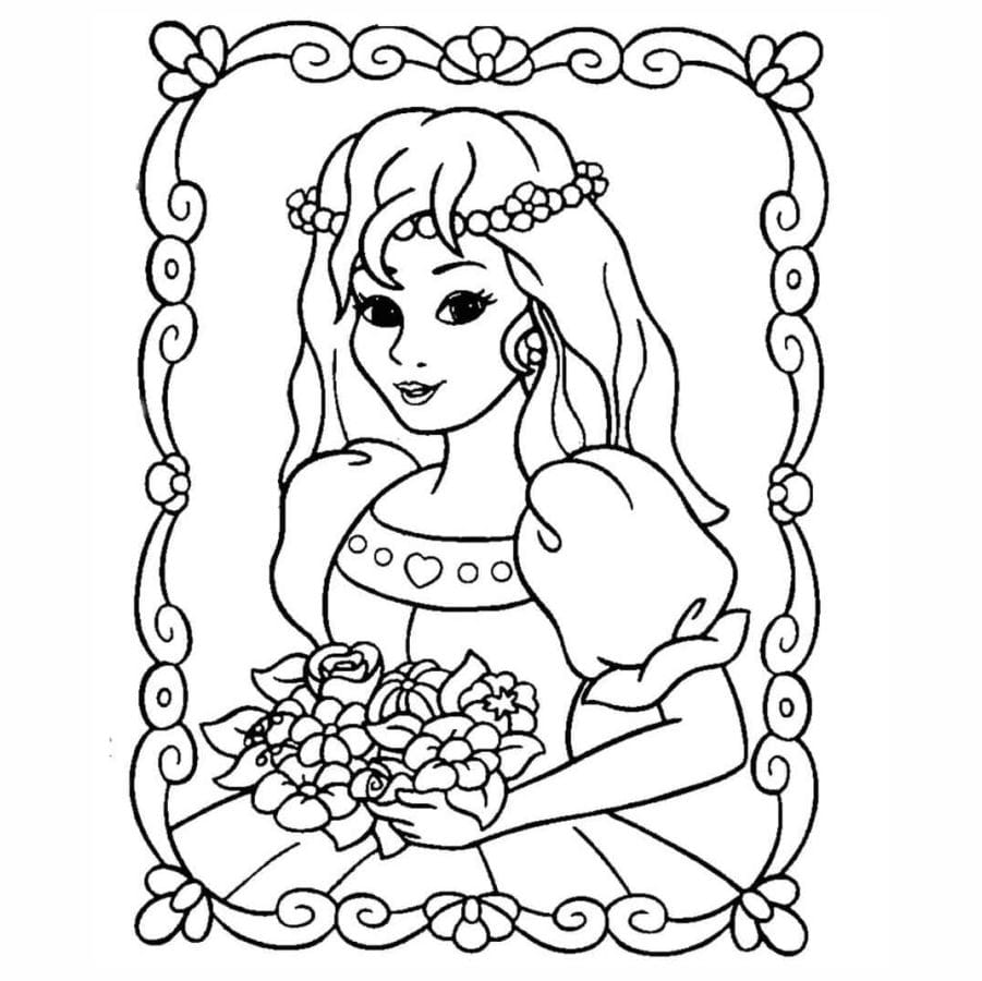 Barbie coloring page number 15