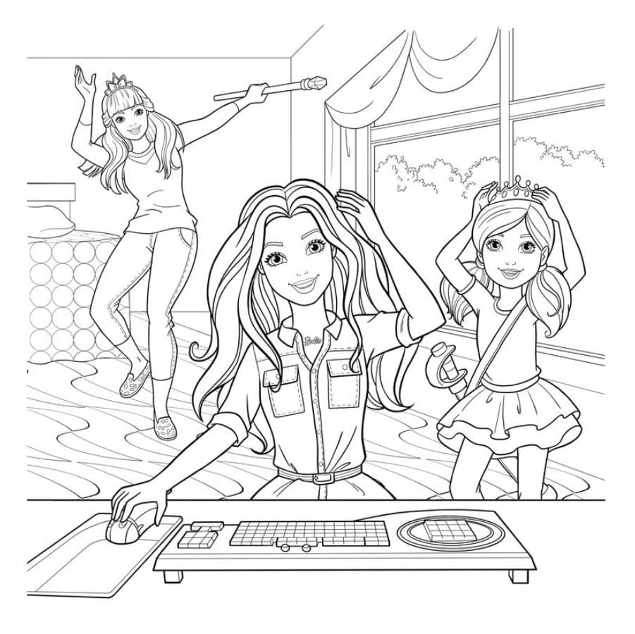 Barbie coloring pages