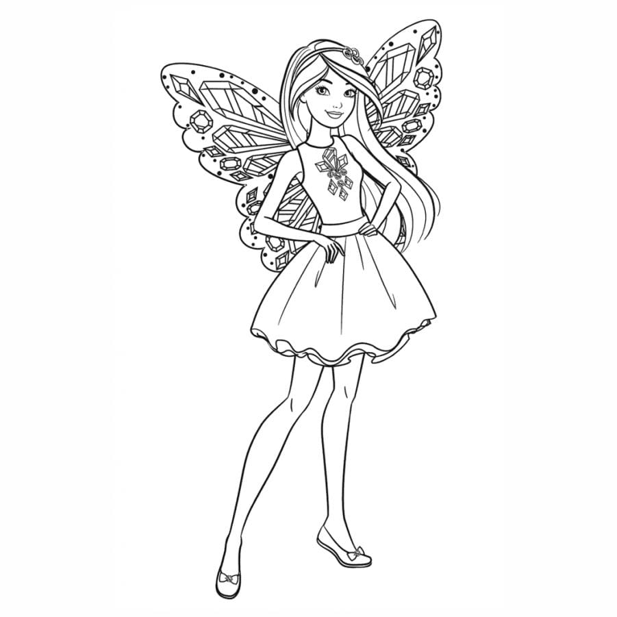 barbie-fairy-coloring-page-2