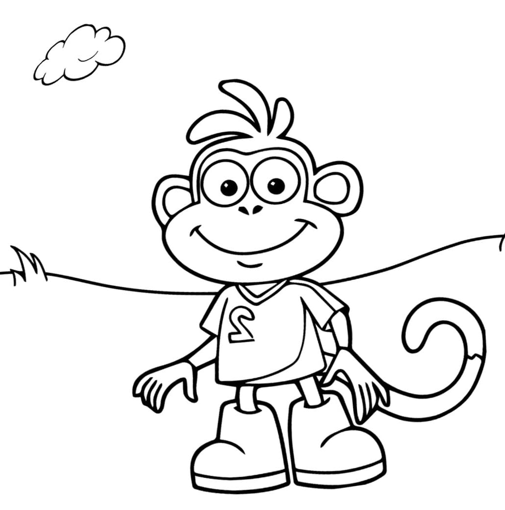 Easy Boots coloring pages