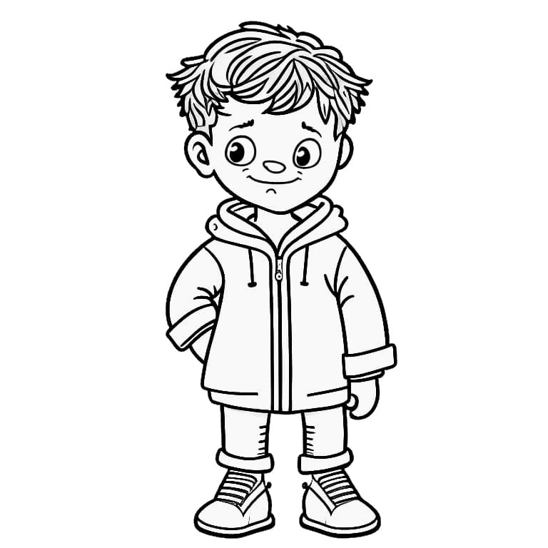 Coloring page for 12-year-old boy