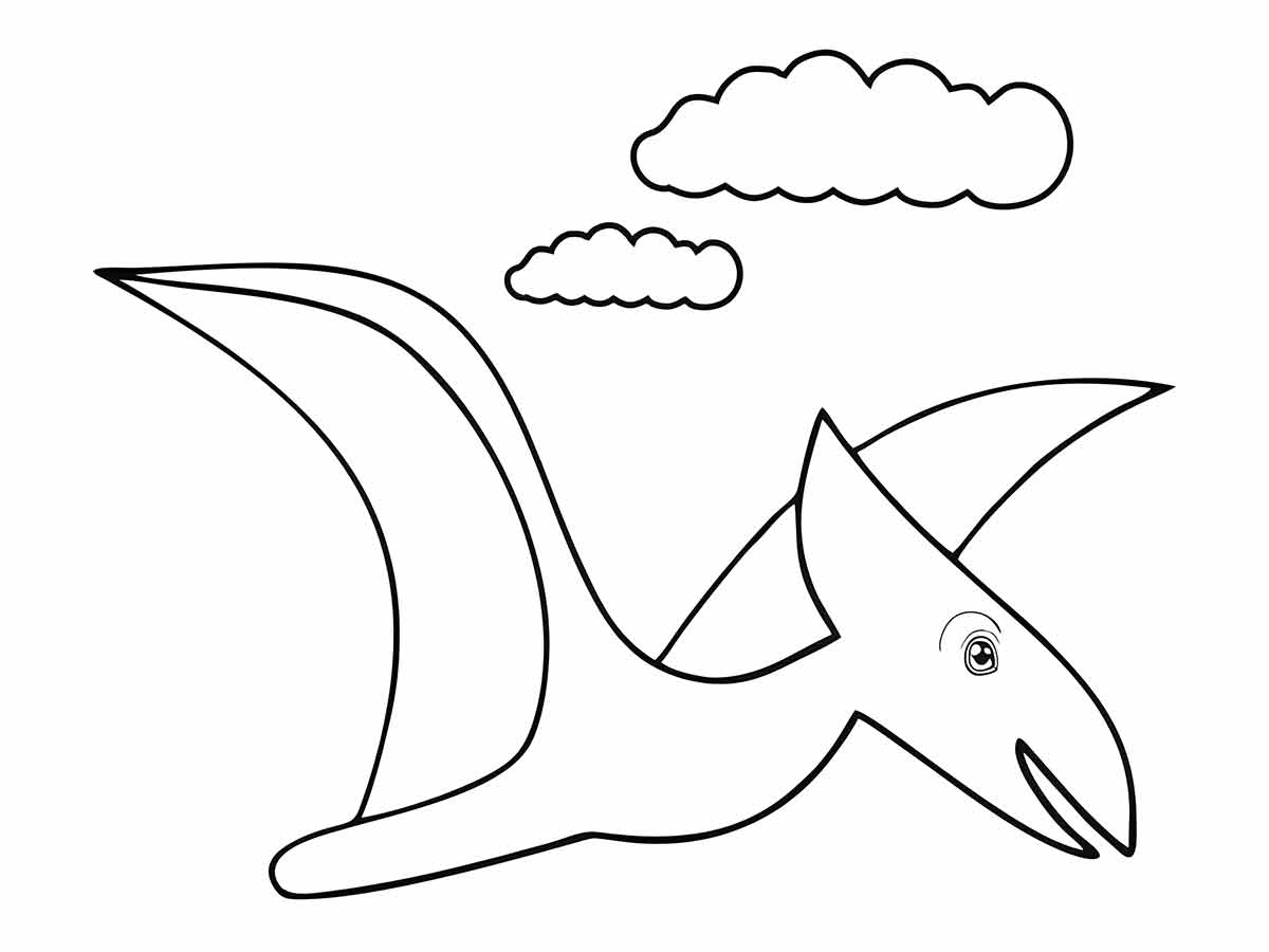 Coloring page of dinosaur 47.