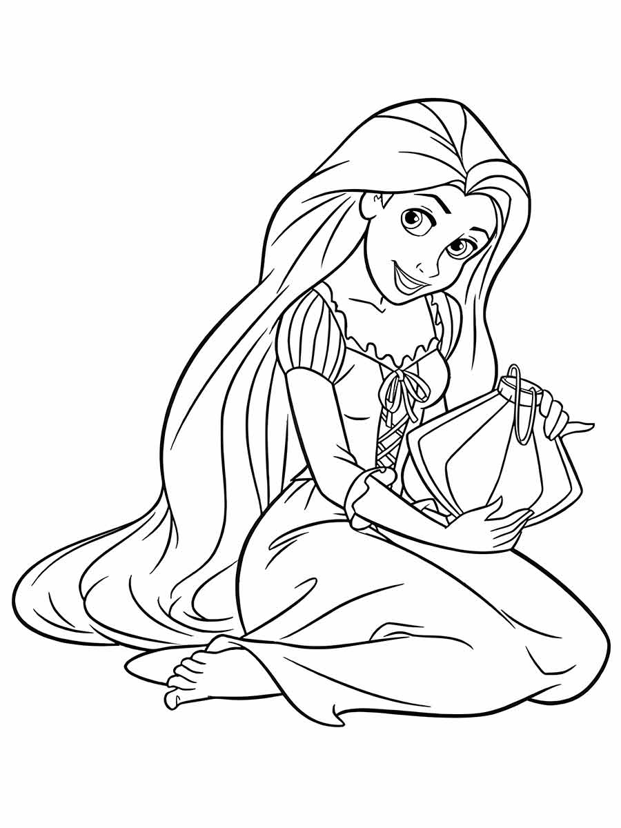 disney princess drawing to color 16