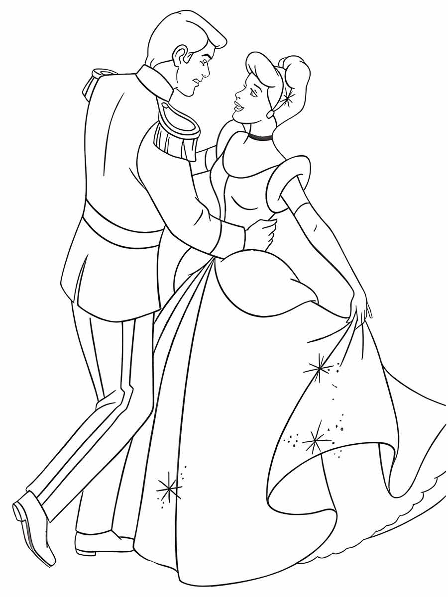 disney princess drawings to color 15