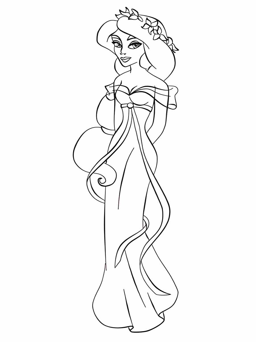 disney princess to color 1