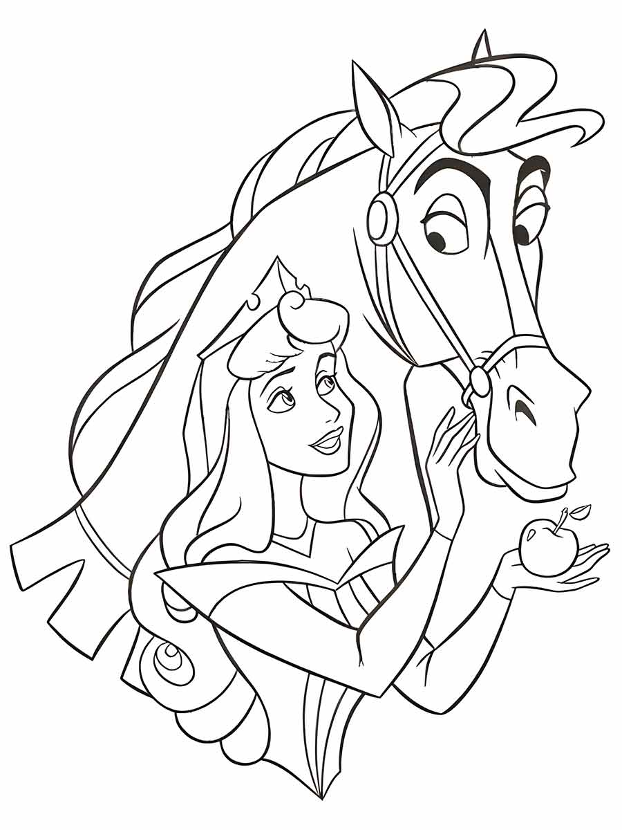 disney princess to color 19