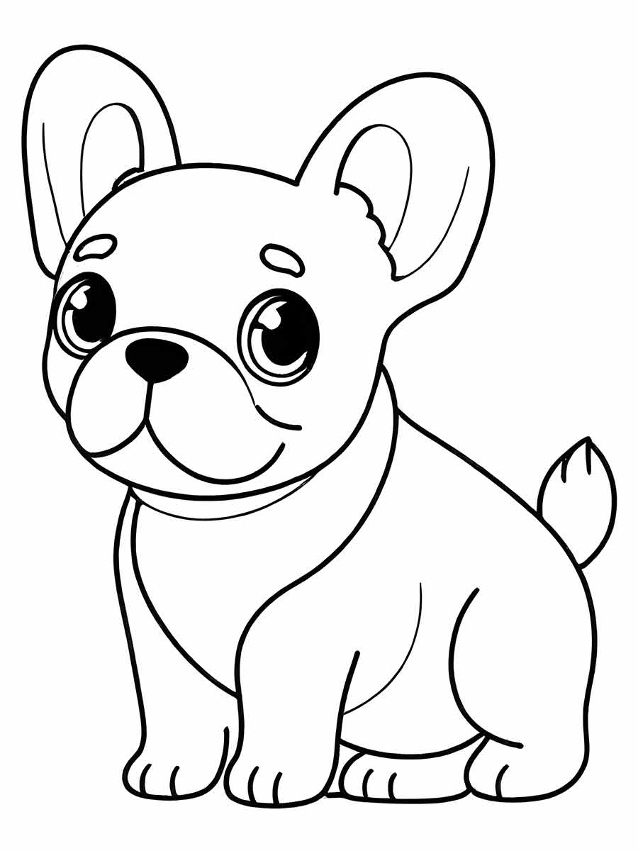 Dog coloring page