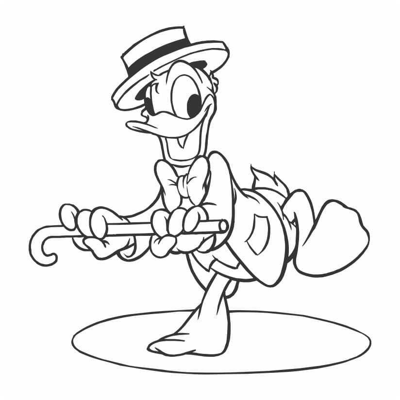 Donald Duck Coloring Images