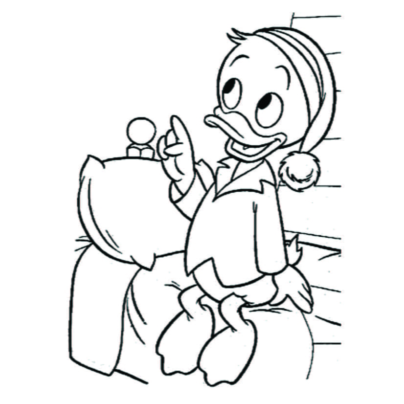 Donald Duck Coloring Page