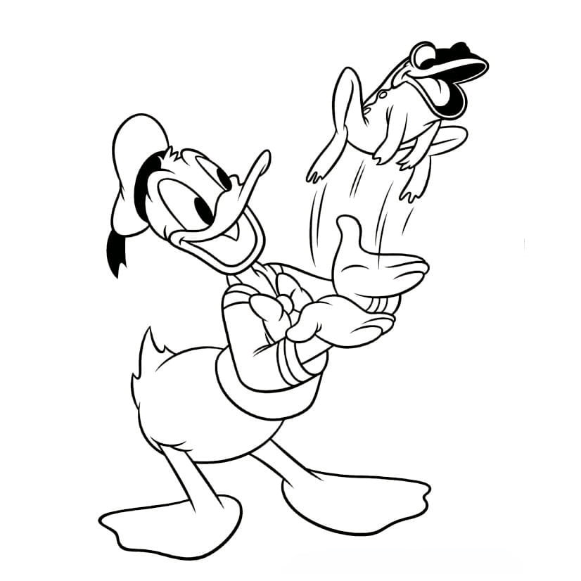 Donald Duck to Print