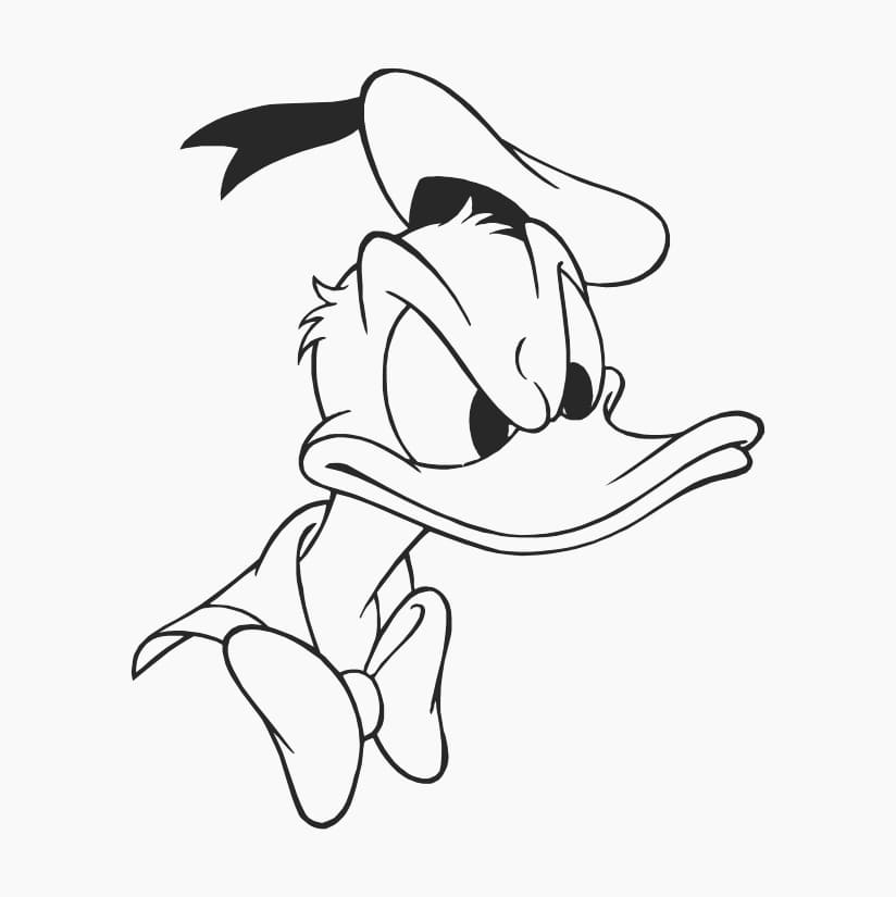 Donald Duck Coloring Pages