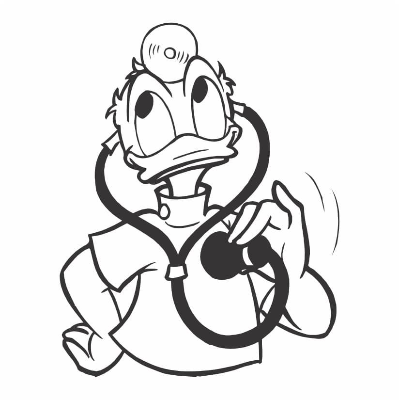 Donald Duck Coloring Pages